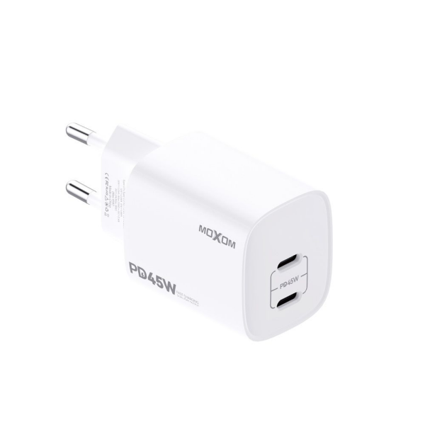 45W GaN Φορτιστής Ταχείας Φόρτισης με 2x USB-C Moxom LX-HC829