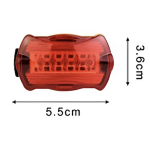 Σετ Φώτα Ποδηλάτου LED Εμπρός & Πίσω QX-T0798 - Image 2