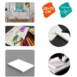 Αυτοκόλλητο Foam Board Λευκό 50x70cm 5mm για Κατασκευές & Παρουσιάσεις Alsuomi AL5507