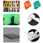 Αυτοκόλλητο Foam Board Μαύρο 50x70cm 5mm για Κατασκευές & Παρουσιάσεις Alsuomi AL5503