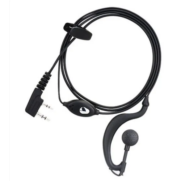 Ακουστικά HandsFree με Διπλό Καρφί για Baofeng & Ασύρματους Πομποδέκτες Walkie Talkie VHF UHF/ Double Pin - 992