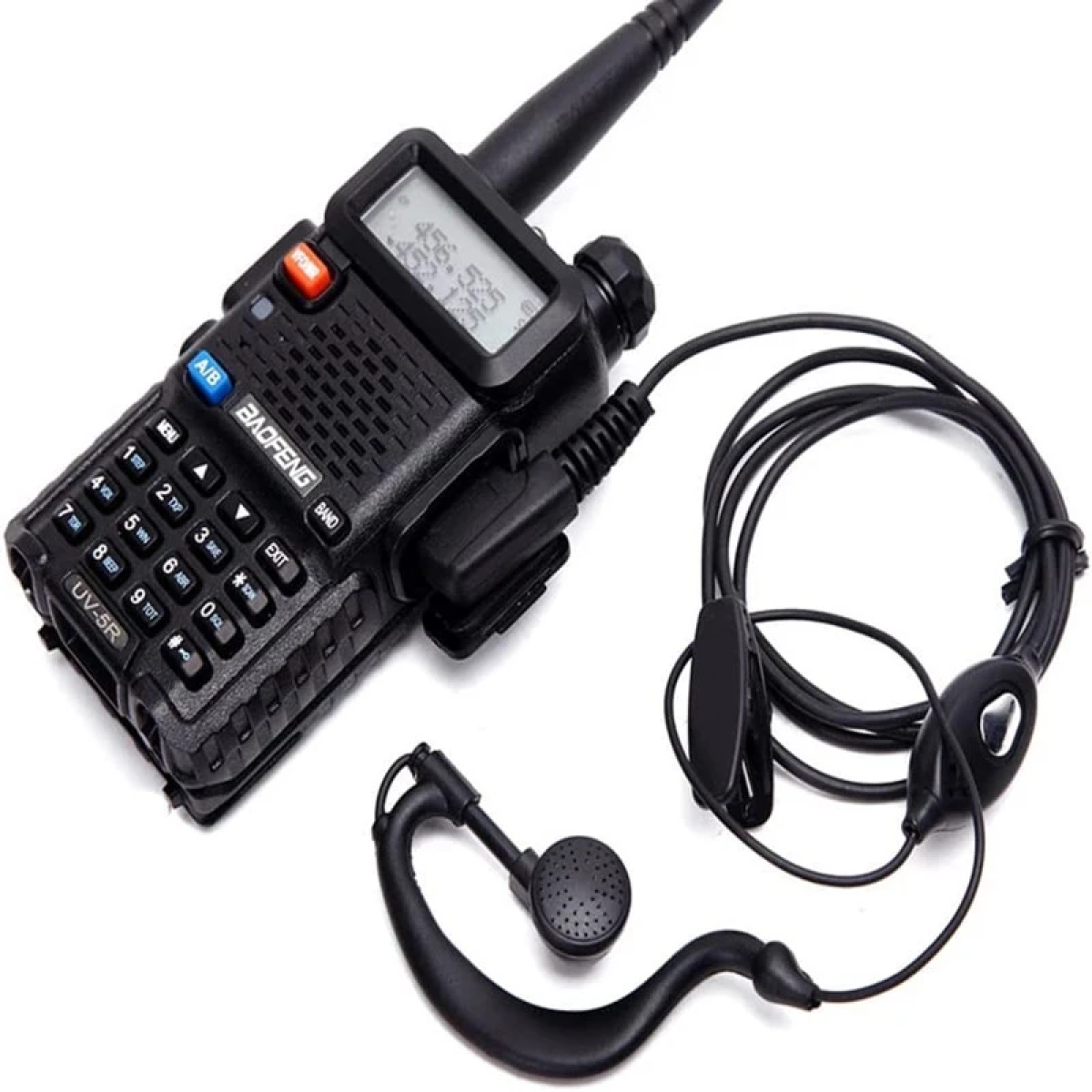 Ακουστικά HandsFree με Διπλό Καρφί για Baofeng & Ασύρματους Πομποδέκτες Walkie Talkie VHF UHF/ Double Pin - 992 - Image 3