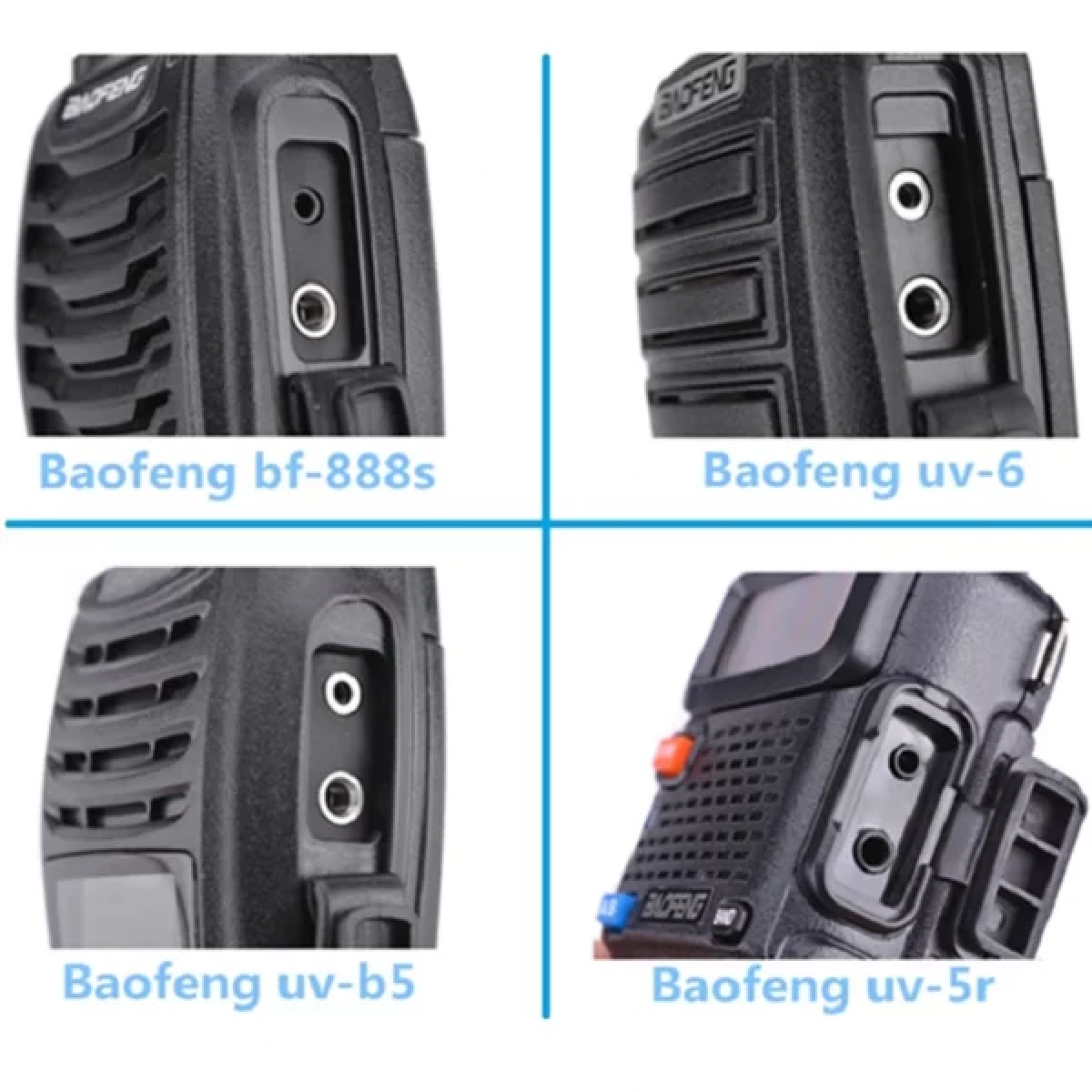 Ακουστικά HandsFree με Διπλό Καρφί για Baofeng & Ασύρματους Πομποδέκτες Walkie Talkie VHF UHF/ Double Pin - 992 - Image 4