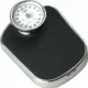 Αναλογική Ζυγαριά Μπάνιου 160kg με Ανοξείδωτη Επιφάνεια Μαύρη