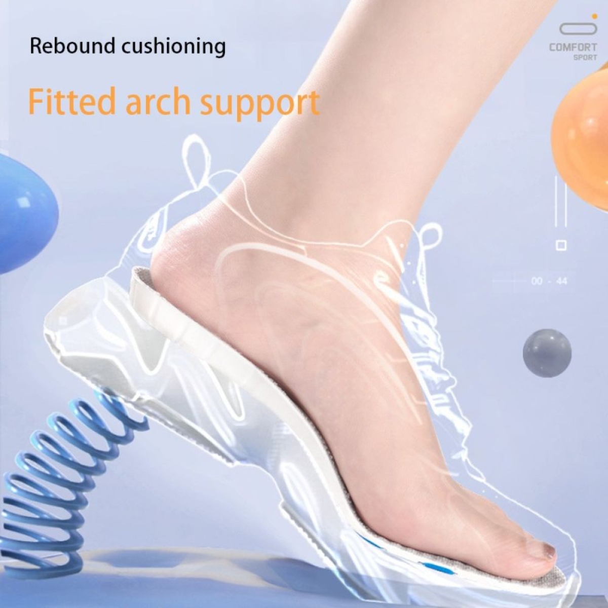 Ανατομικοί Πάτοι Σιλικόνης Με Οπές Αερισμού και Gel