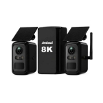 Andowl Ηλιακό Σύστημα Καμερών Ασφαλείας WiFi 8K με 2 Κάμερες No.TS2 – WiFi Solar Security Camera System 0751238