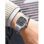 Ανδρικό Αναλογικό Ρολόι 37mm Quartz με Ατσάλινο Μπρασελέ Curren 8458-1 - Image 3
