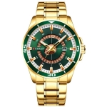 Ανδρικό Αναλογικό Ρολόι 50mm Quartz με Ατσάλινο Μπρασελέ Curren 8359-3