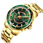 Ανδρικό Αναλογικό Ρολόι 50mm Quartz με Ατσάλινο Μπρασελέ Curren 8359-3 - Image 2