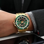 Ανδρικό Αναλογικό Ρολόι 50mm Quartz με Ατσάλινο Μπρασελέ Curren 8359-3 - Image 4