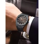 Ανδρικό Αναλογικό Ρολόι Quartz με Ατσάλινο Μπρασελέ Μαύρο Curren 8456-3 - Image 3