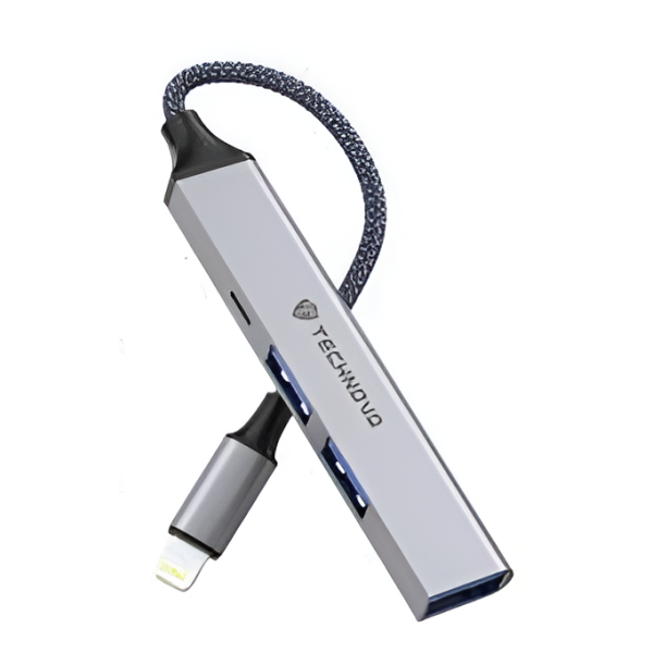 Αντάπτορας Lightning 4 σε 1 με 3 Θύρες USB 3.0 Technovo TN-Z002
