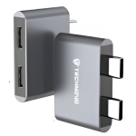Αντάπτορας USB-C 2 σε 1 με 2 Θύρες Type-C Technovo TN-Z004