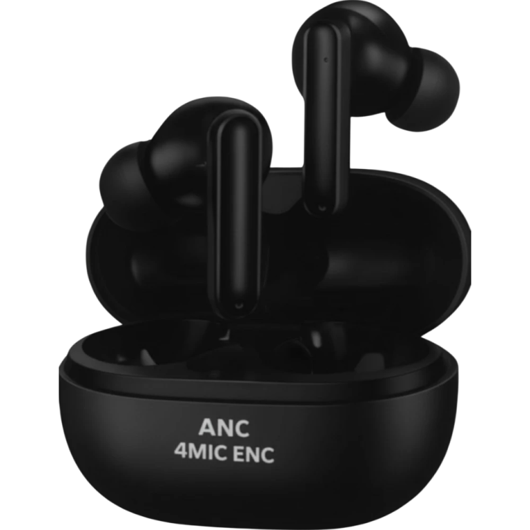 Ασύρματα Ακουστικά Bluetooth 5.3 με 4-Mic ENC & Θήκη Φόρτισης Type-C MOXOM MX-TW86 ANC