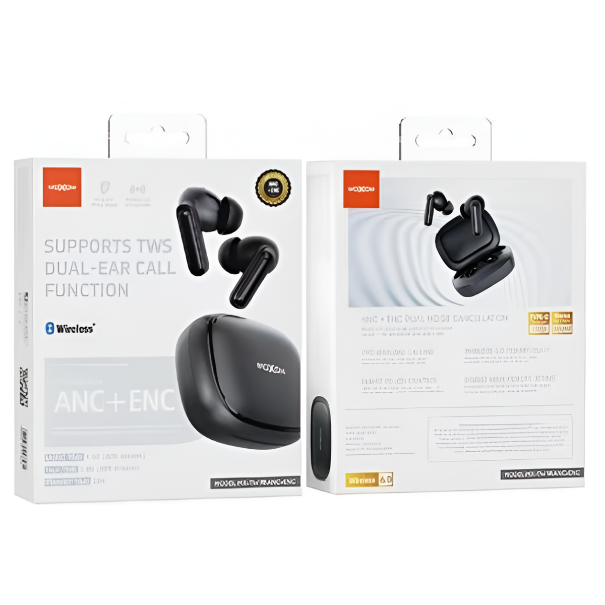 Ασύρματα Ακουστικά Bluetooth 6.0 TWS με ANC & ENC Moxom MX-TW98 - Image 3