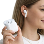 Ασύρματα Ακουστικά Bluetooth TWS 5.3 με Θήκη Φόρτισης Λευκά Moxom MX-TW87 Air 2 - Image 2