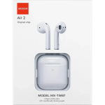 Ασύρματα Ακουστικά Bluetooth TWS 5.3 με Θήκη Φόρτισης Λευκά Moxom MX-TW87 Air 2 - Image 3