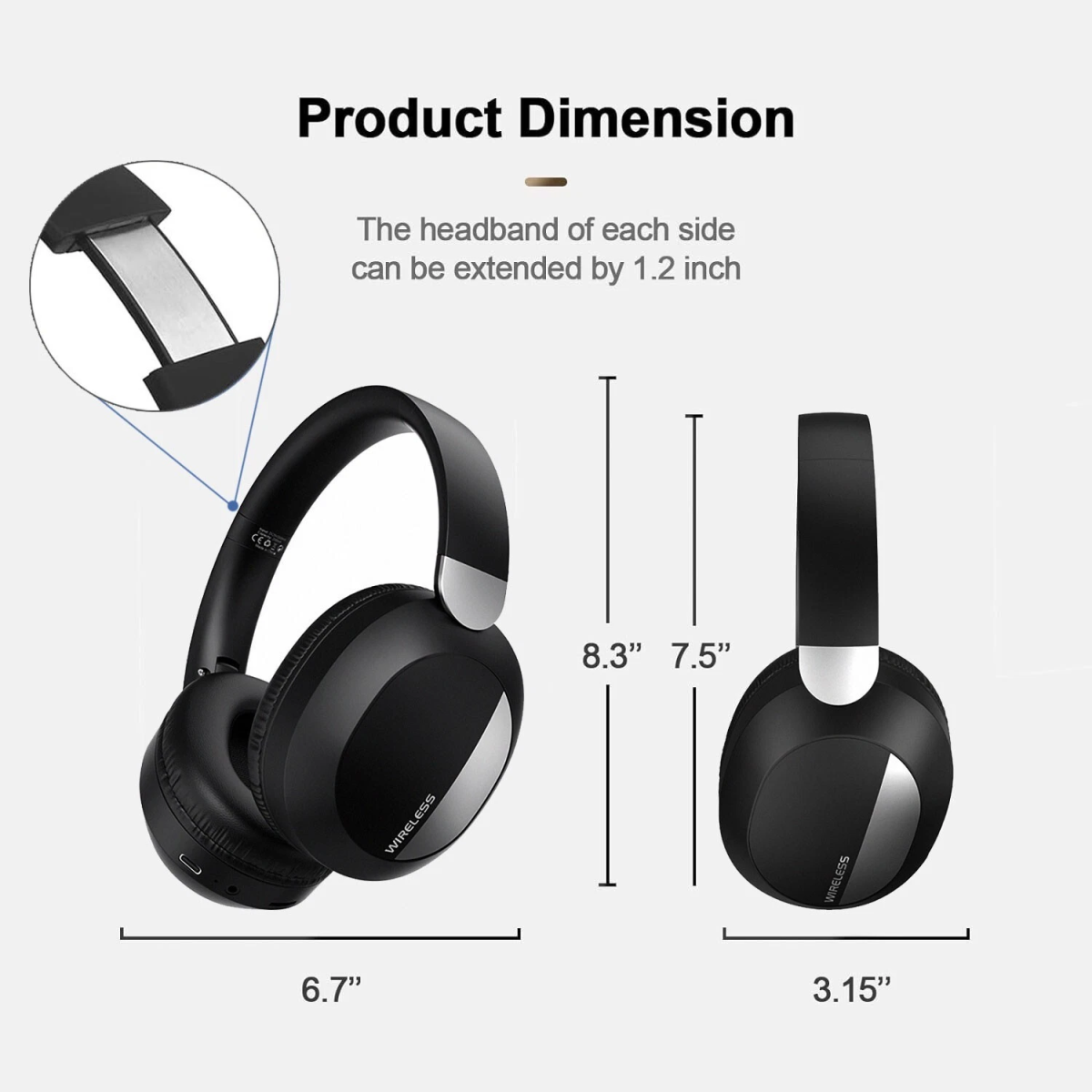 Ασύρματα Bluetooth Over Ear Ακουστικά L960 - Image 11