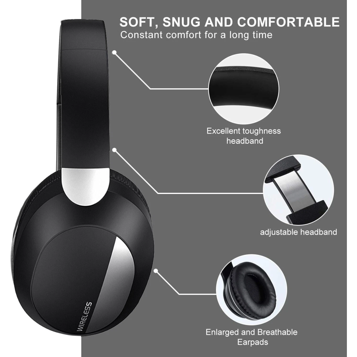 Ασύρματα Bluetooth Over Ear Ακουστικά L960 - Image 16
