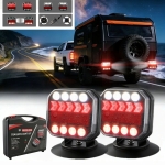 Ασύρματα Μαγνητικά Led Φώτα Trailer 12-24V IP67 Επαναφορτιζόμενα Usb-C