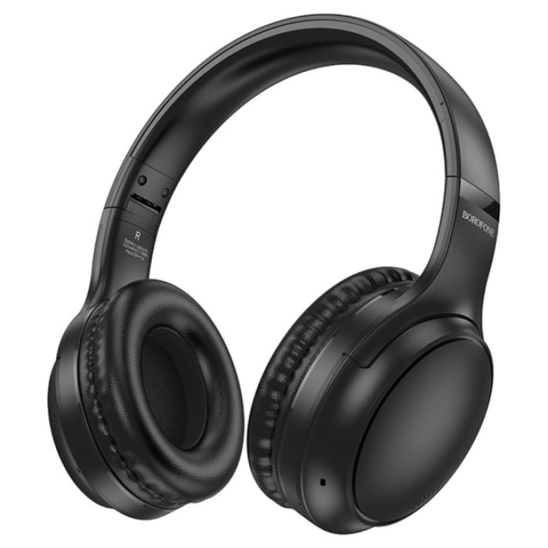 Ασύρματα Over Ear Ακουστικά Bluetooth 5.4 Μαύρα Borofone BO29 Fascinador