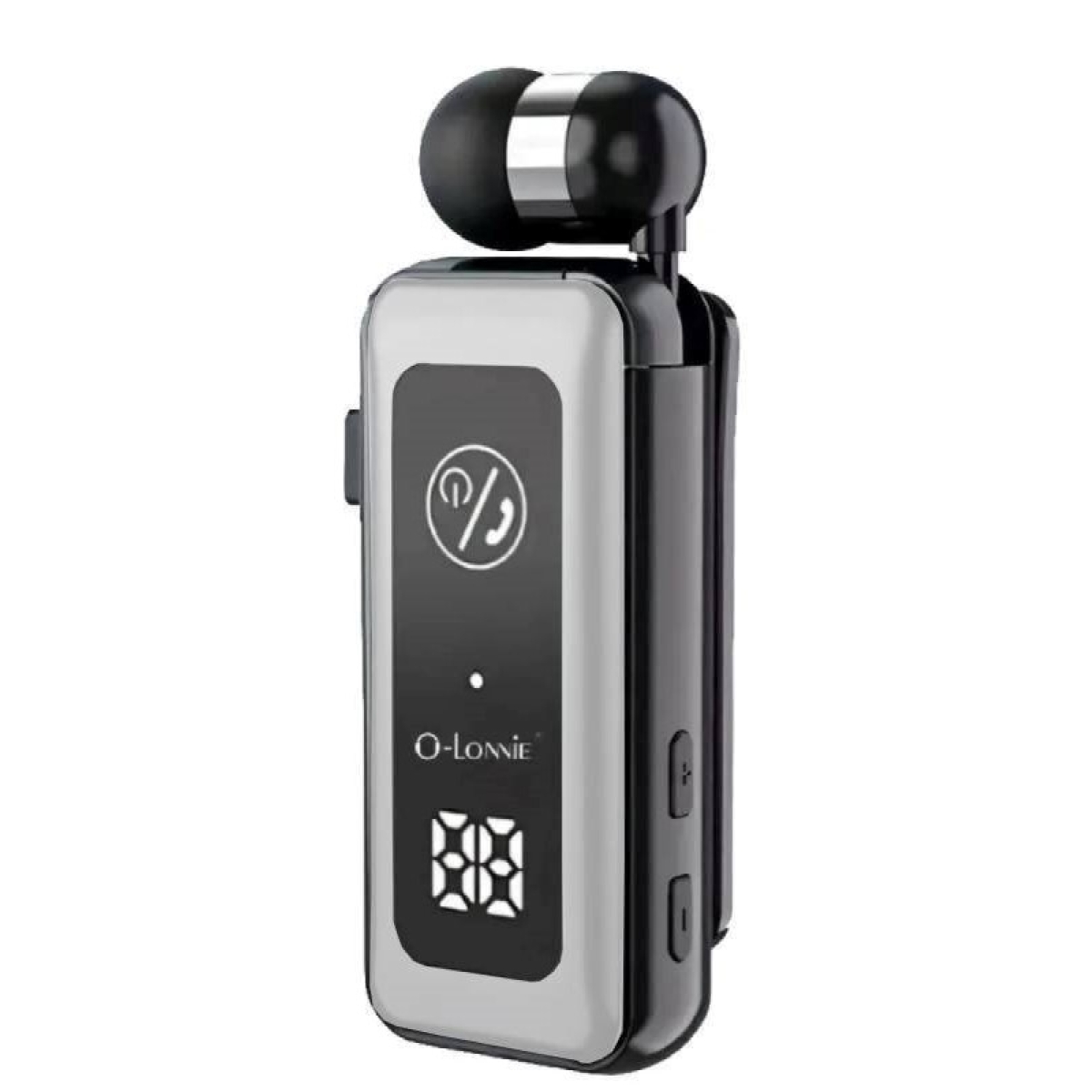 Ασύρματο Ακουστικό Bluetooth Clip-On με LED Οθόνη, TF Card & Δόνηση O-Lonnie OL-1 - Image 2