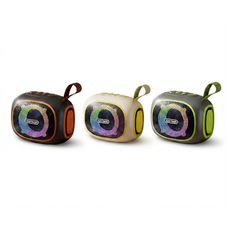Ασύρματο Bluetooth Ηχείο με Heavy Bass, RGB Φωτισμό & Hands-Free Κλήσεις BASS-24