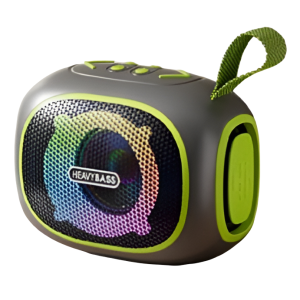 Ασύρματο Bluetooth Ηχείο με Heavy Bass, RGB Φωτισμό & Hands-Free Κλήσεις BASS-24