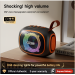 Ασύρματο Bluetooth Ηχείο με Heavy Bass, RGB Φωτισμό & Hands-Free Κλήσεις BASS-24 - Image 5