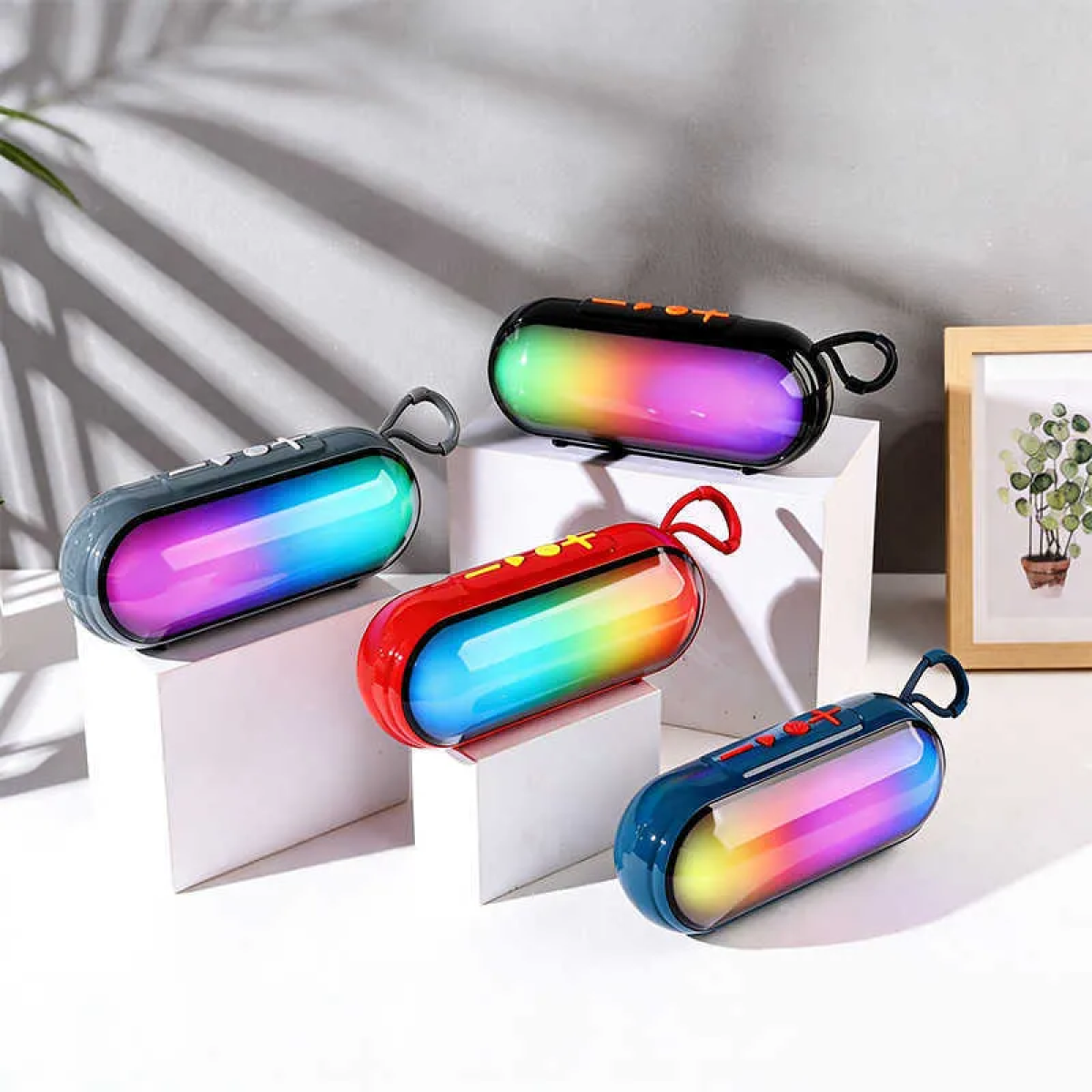 Ασύρματο Φορητό Ηχείο Bluetooth 5.3 10W με LED Φωτισμό TG-792 - Image 5
