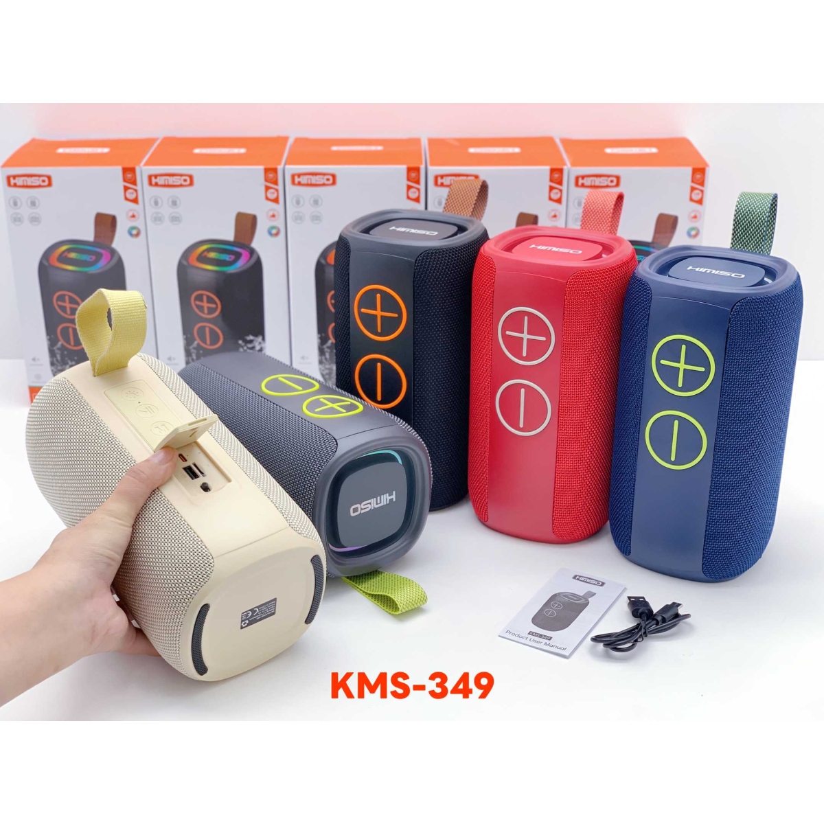 Ασύρματο Ηχείο Bluetooth 10W με LED RGB KIMISO KMS-349 - Image 7