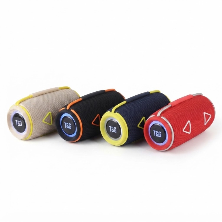 Ασύρματο Ηχείο Bluetooth 10W με Woofer, RGB LED & Ραδιόφωνο FM TG-657 Pro