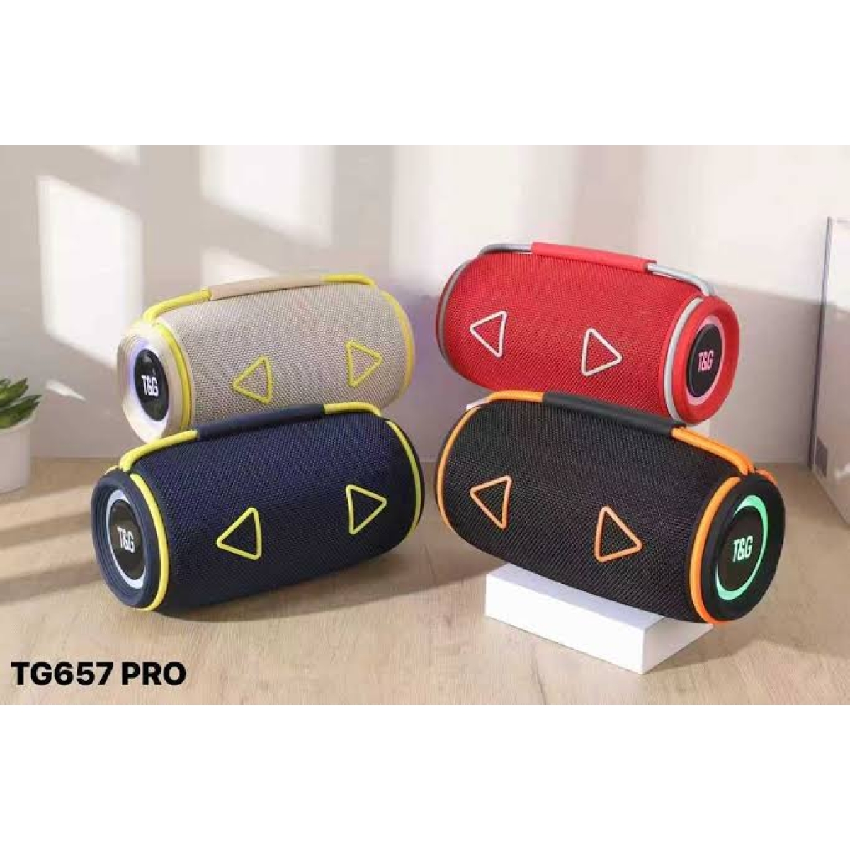 Ασύρματο Ηχείο Bluetooth 10W με Woofer, RGB LED & Ραδιόφωνο FM TG-657 Pro - Image 6