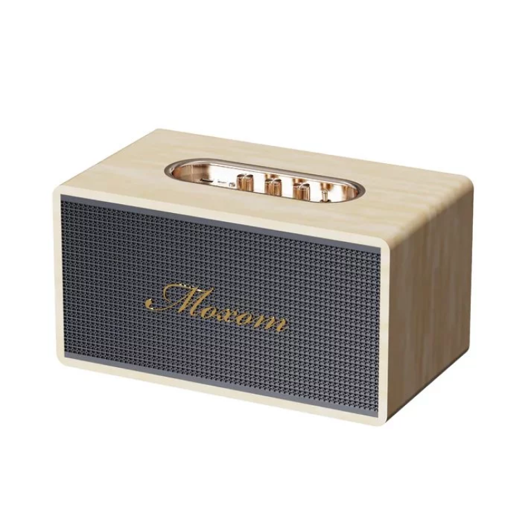 Ασύρματο Ηχείο Bluetooth 5.2 80W Hi-Fi με Ξύλινο Σχεδιασμό Moxom MX-SK60