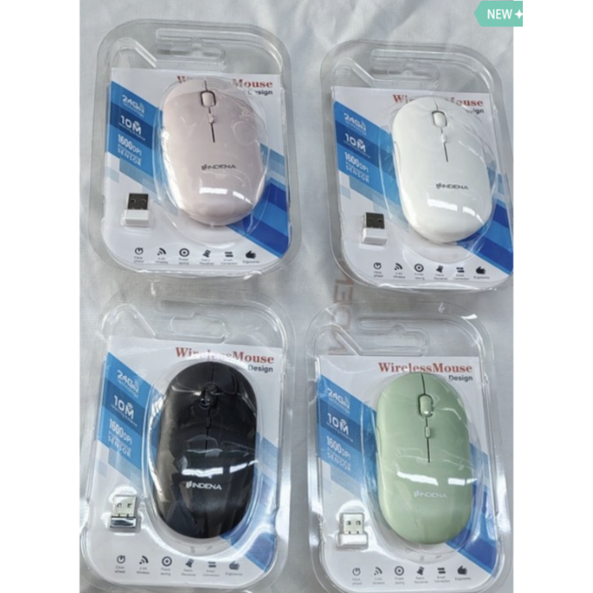 Ασύρματο Οπτικό Ποντίκι USB 1600 DPI Indena G-237 - Image 9