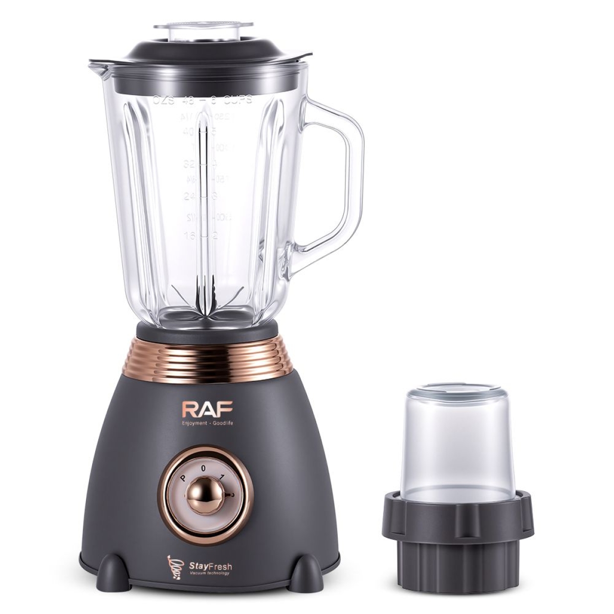 Μπλέντερ RAF R.2820 450W 1.5L με Γυάλινη Κανάτα