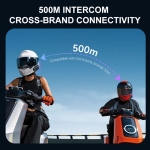Bluetooth Ακουστικό Κράνους Μηχανής Q27 με Κάμερα 720P