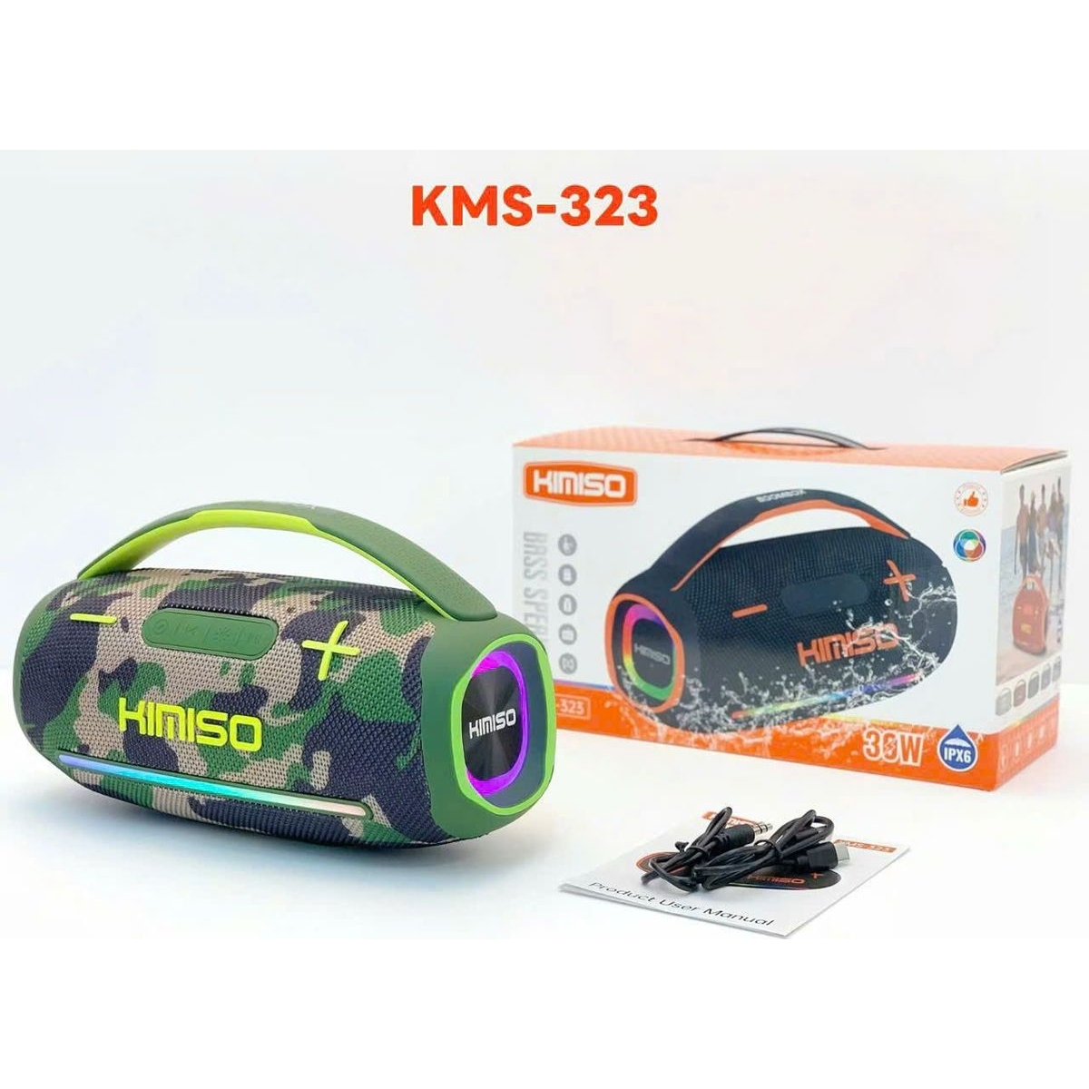 Bluetooth Ηχείο 30W με IPX6 Αδιαβροχοποίηση Kimiso KMS-323 - Image 5