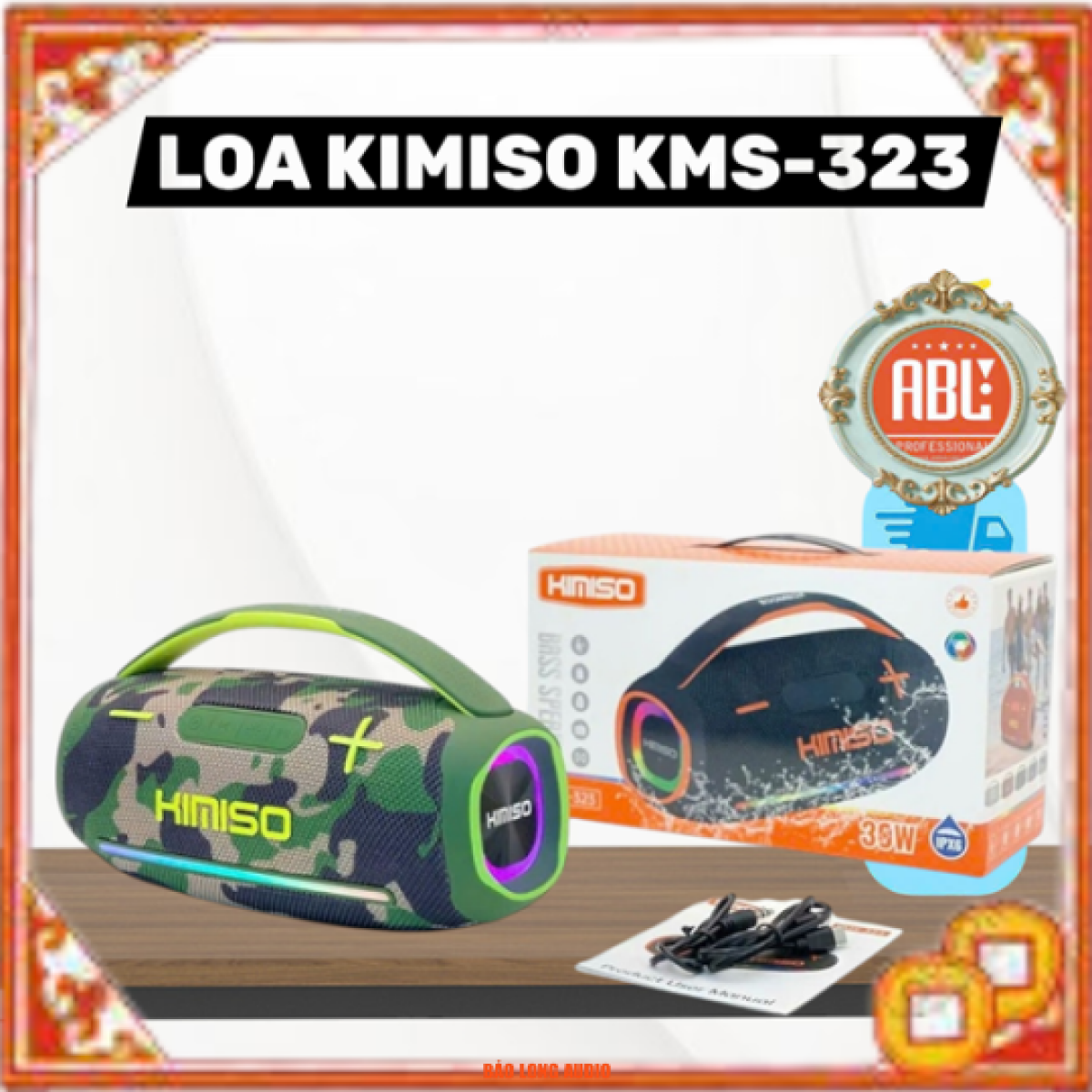 Bluetooth Ηχείο 30W με IPX6 Αδιαβροχοποίηση Kimiso KMS-323 - Image 6