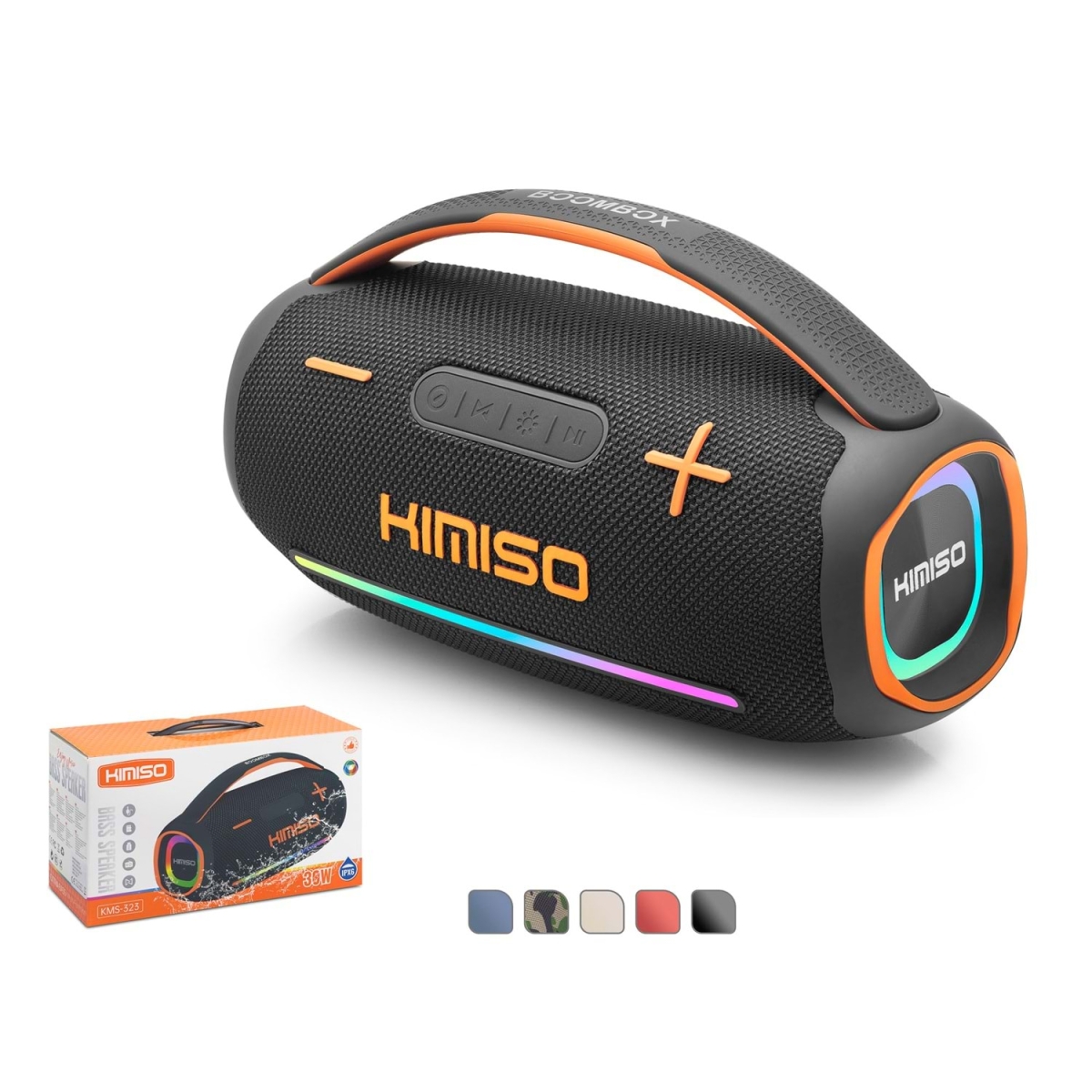 Bluetooth Ηχείο 30W με IPX6 Αδιαβροχοποίηση Kimiso KMS-323