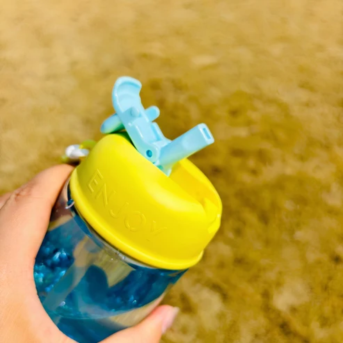 Μπουκάλι Νερού Tritan 450ml με Καλαμάκι και Καρδιά SHOTAY ST-7156 - Image 4