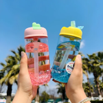 Μπουκάλι Νερού Tritan 450ml με Καλαμάκι και Καρδιά SHOTAY ST-7156 - Image 8