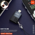 Card Reader Adapter Lightning USB 2.0 με Ταχύτητα 480Mbps Moxom MX-AX81 - Image 4