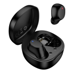 Clear TWS Ασύρματα In-Ear Ακουστικά Bluetooth 5.4 Μαύρα Borofone BW97