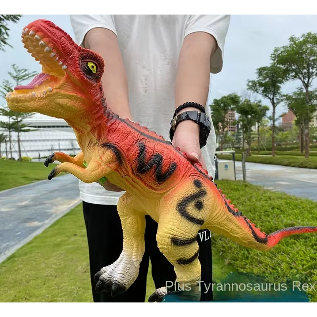 Δεινόσαυρος T-Rex Μαλακός από Ελαστικό Υλικό 56,5cm 6804 | GG7 - Image 2