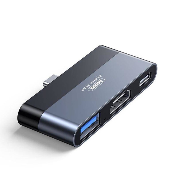 Docking Station USB-C με HDMI 4K, USB 3.0, Ethernet & PD 60W Remax RP-U15