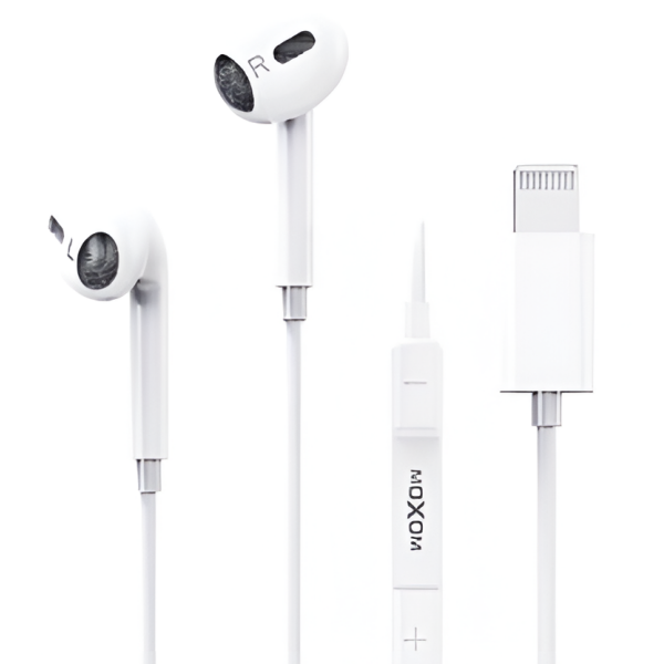 Ενσύρματα Ακουστικά Lightning G4 με Μικρόφωνο και Χειριστήριο MOXOM MX-EP104
