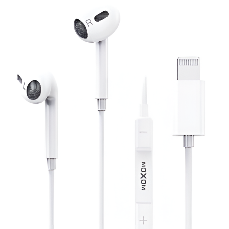 Ενσύρματα Ακουστικά Lightning G4 με Μικρόφωνο και Χειριστήριο MOXOM MX-EP104