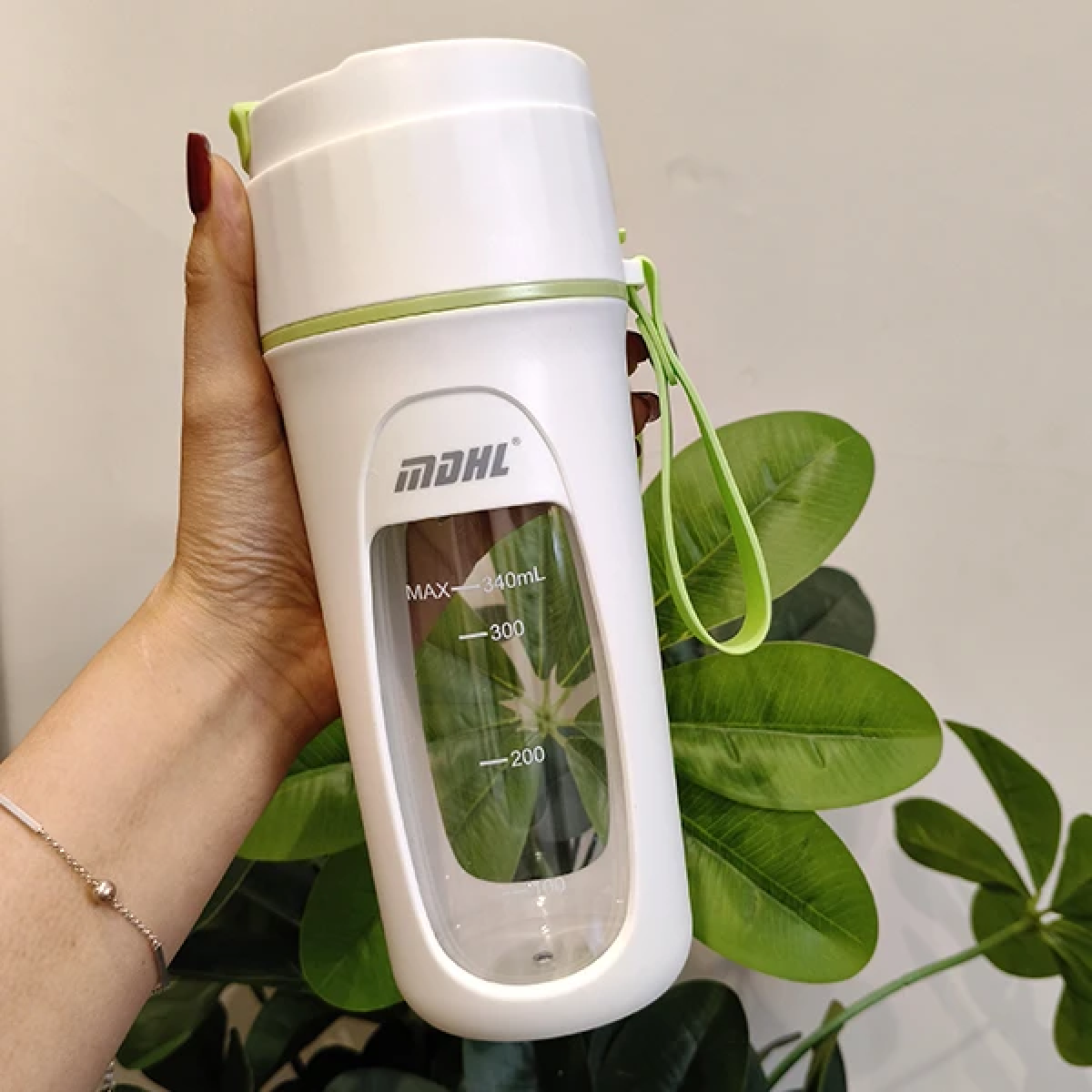 Επαναφορτιζόμενο Φορητό Μπλέντερ Smoothie 340ml με 8 Λεπίδες MDKS-FSV8 - Image 3