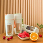 Επαναφορτιζόμενο Φορητό Μπλέντερ Smoothie 340ml με 8 Λεπίδες MDKS-FSV8 - Image 5
